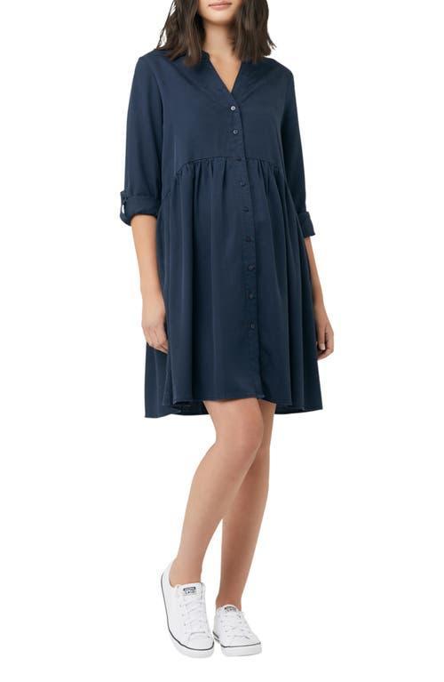 Ripe Maternity Demi Pleated Button-Up Maternity Dress Product Image