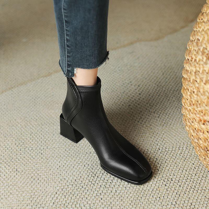 Chunky Heel Short Boots product image