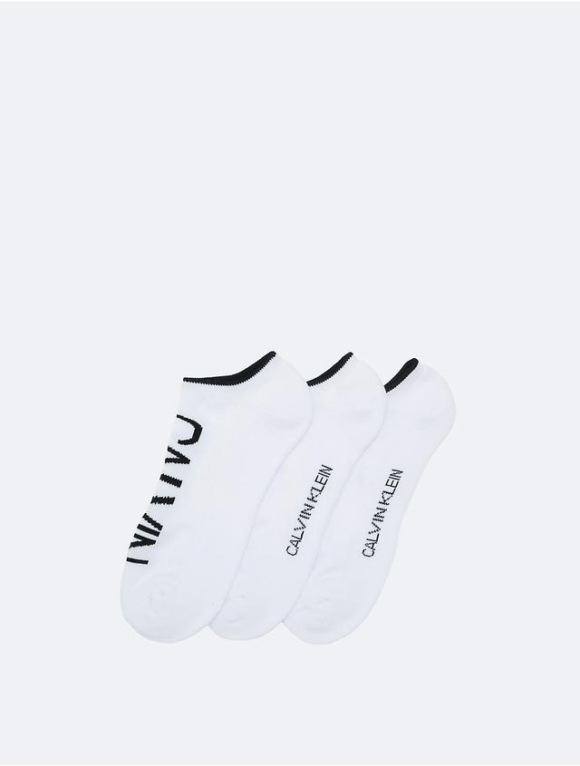 Calvin Klein Men's Monogram Cushion No Show 6-Pack Socks - Black Product Image