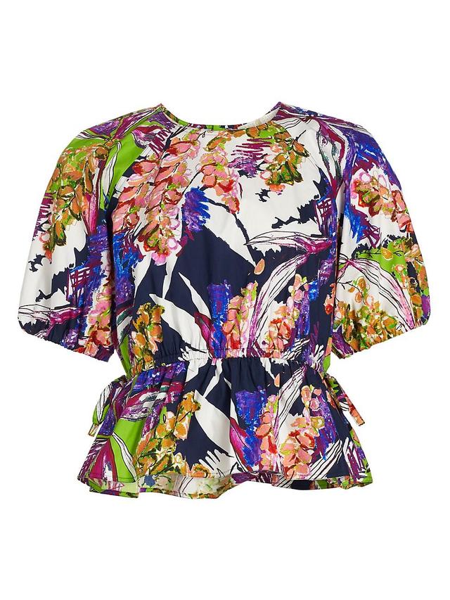 Womens Holden Floral Peplum Top Product Image