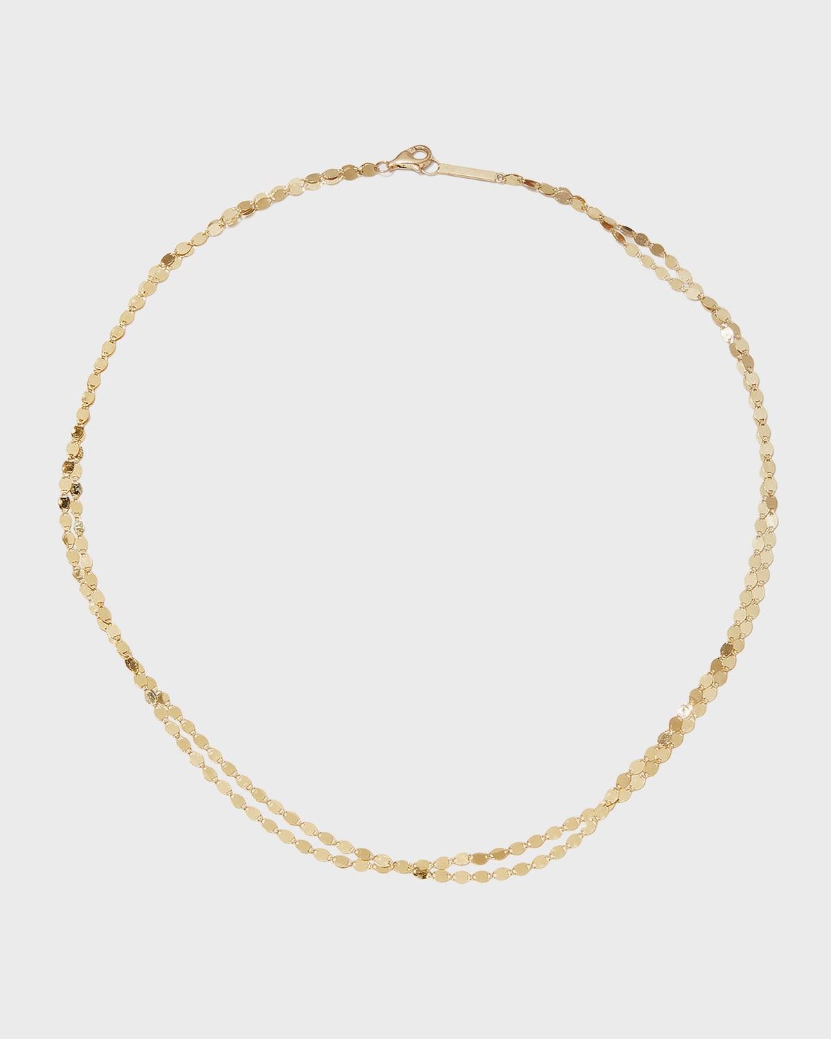 Double Strand Petite Nude Choker Product Image