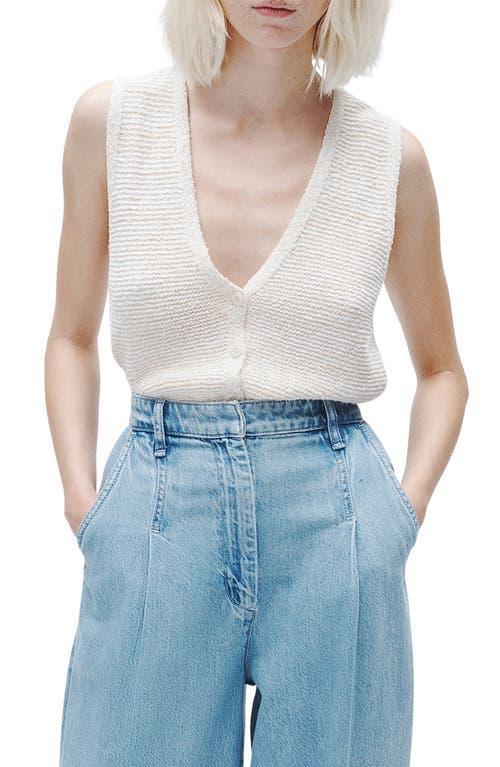 Womens Jackie Textured Knit Vest Product Image