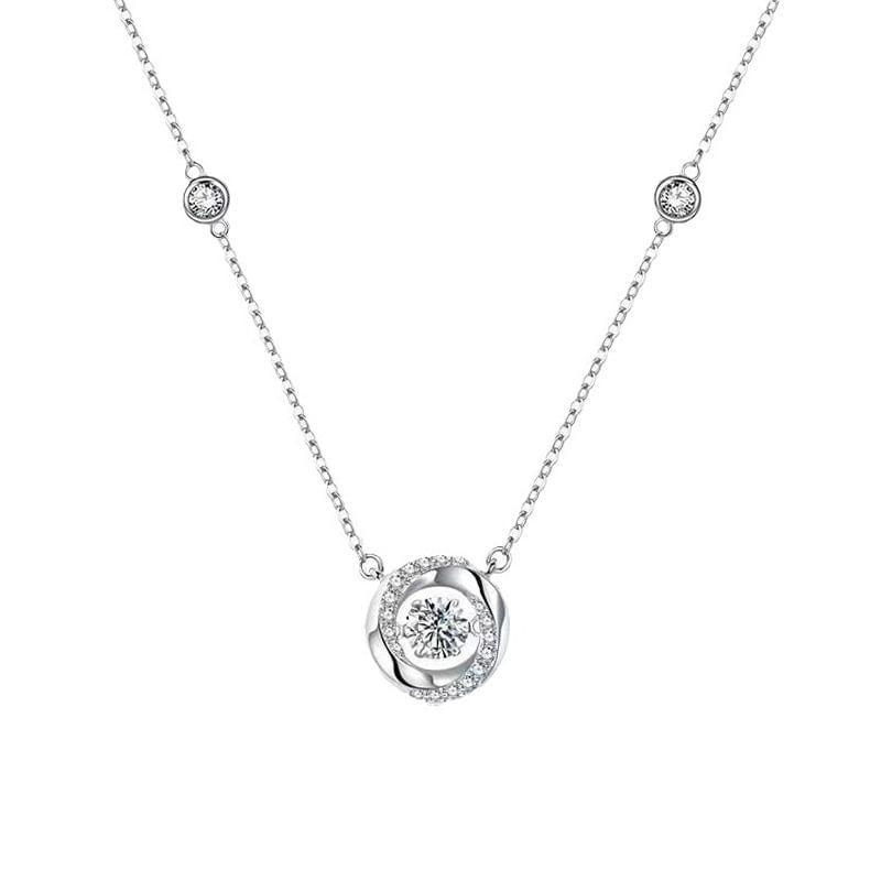 Rhinestone Pendant Necklace Product Image