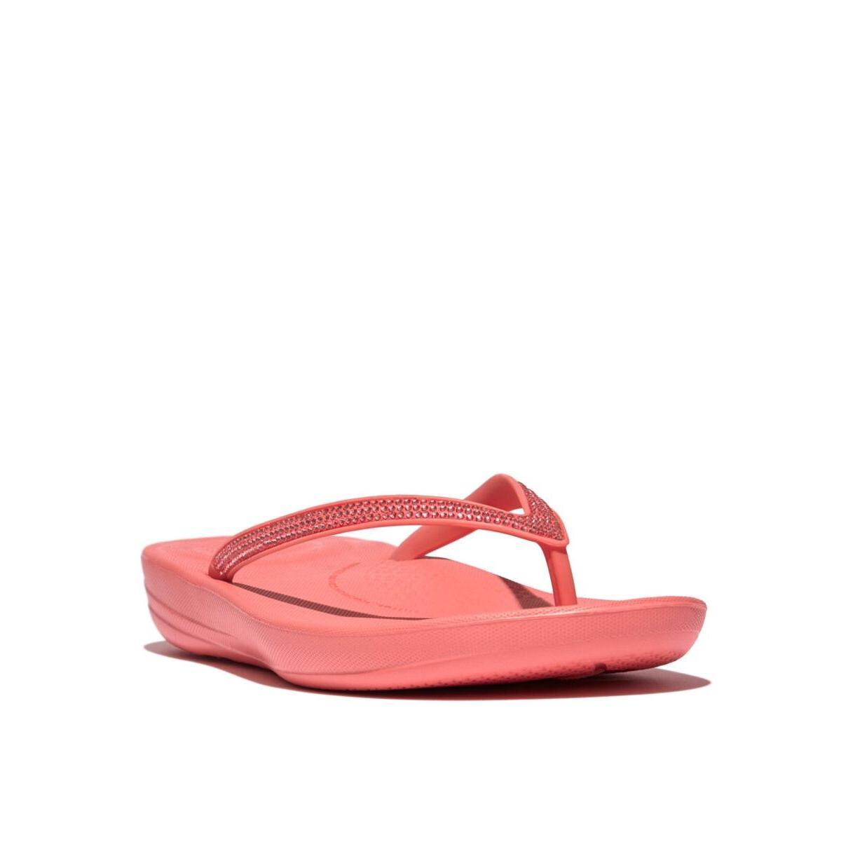 FitFlop Womens Iqushion Sparkle Flip-Flop Sandal Product Image