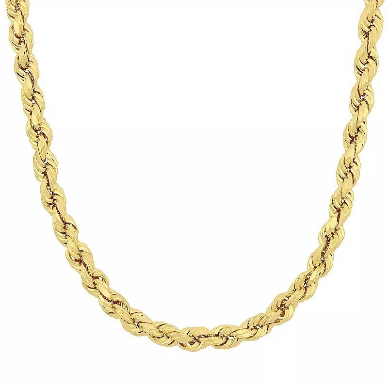 Stella Grace 14k Gold Rope Chain Necklace, Womens Product Image