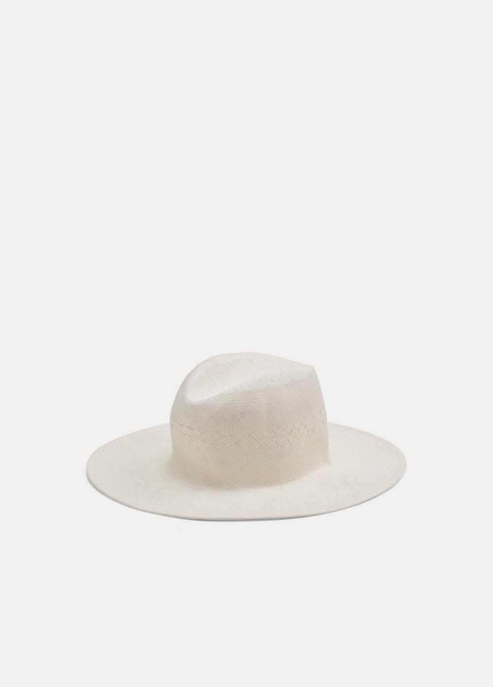 Packable Straw Fedora Product Image