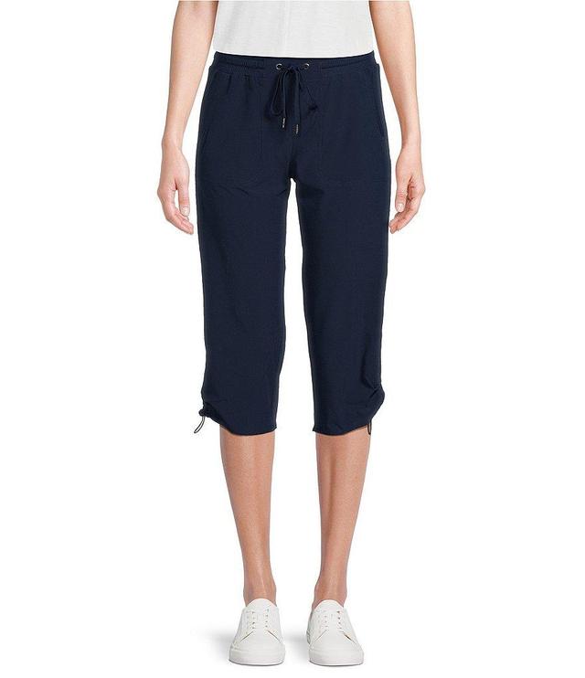 Intro Active Ease Bungee Adjustable Hem Capri Pull-On Pants Product Image