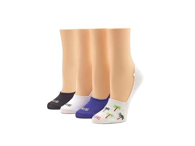 Hue Womens Sneaker Liner Socks, 4 pack Product Image