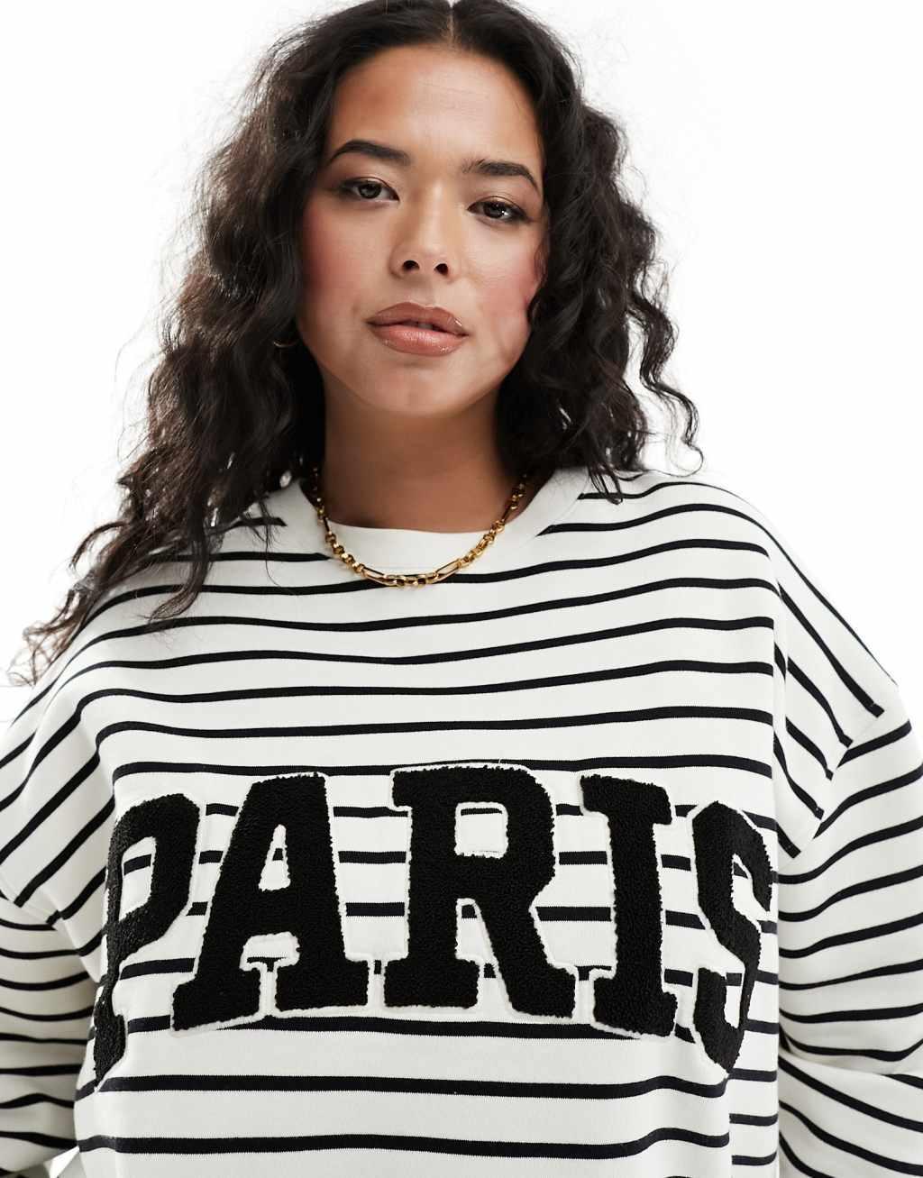 4th & Reckless Plus exclusive Paris logo sweatshirt Product Image