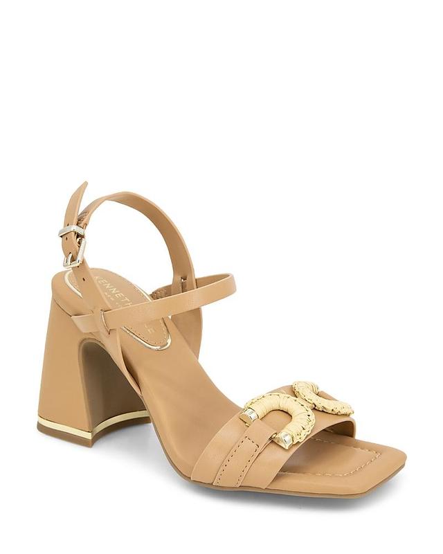 Kenneth Cole Womens Jessie Ankle Strap Slingback High Heel Sandals Product Image