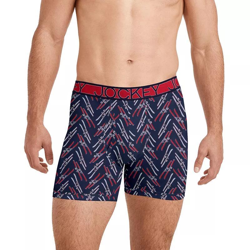 Mens Jockey Active Microfiber 3.5 Boxer Brief Product Image