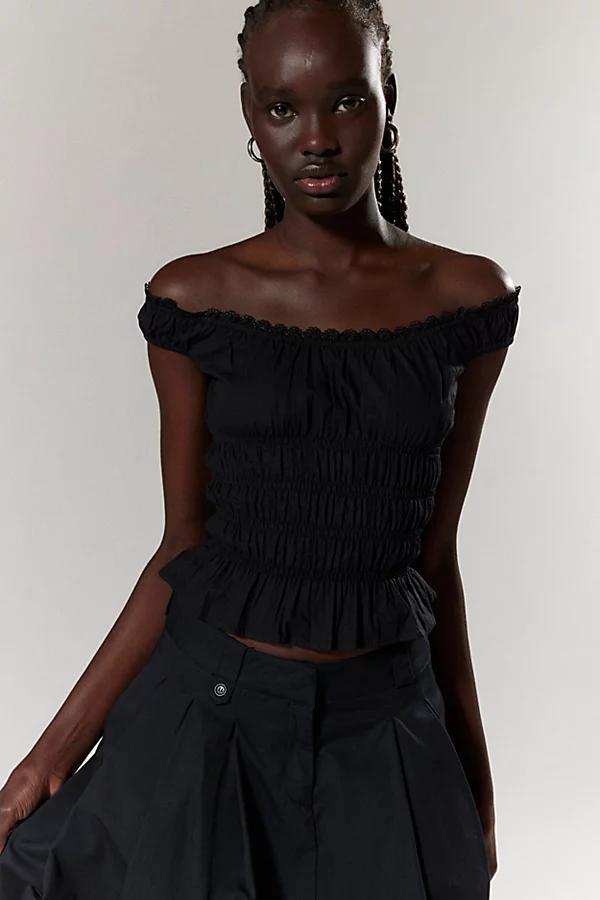 Motel Xavinia Off-The-Shoulder Top Womens at Urban Outfitters Product Image