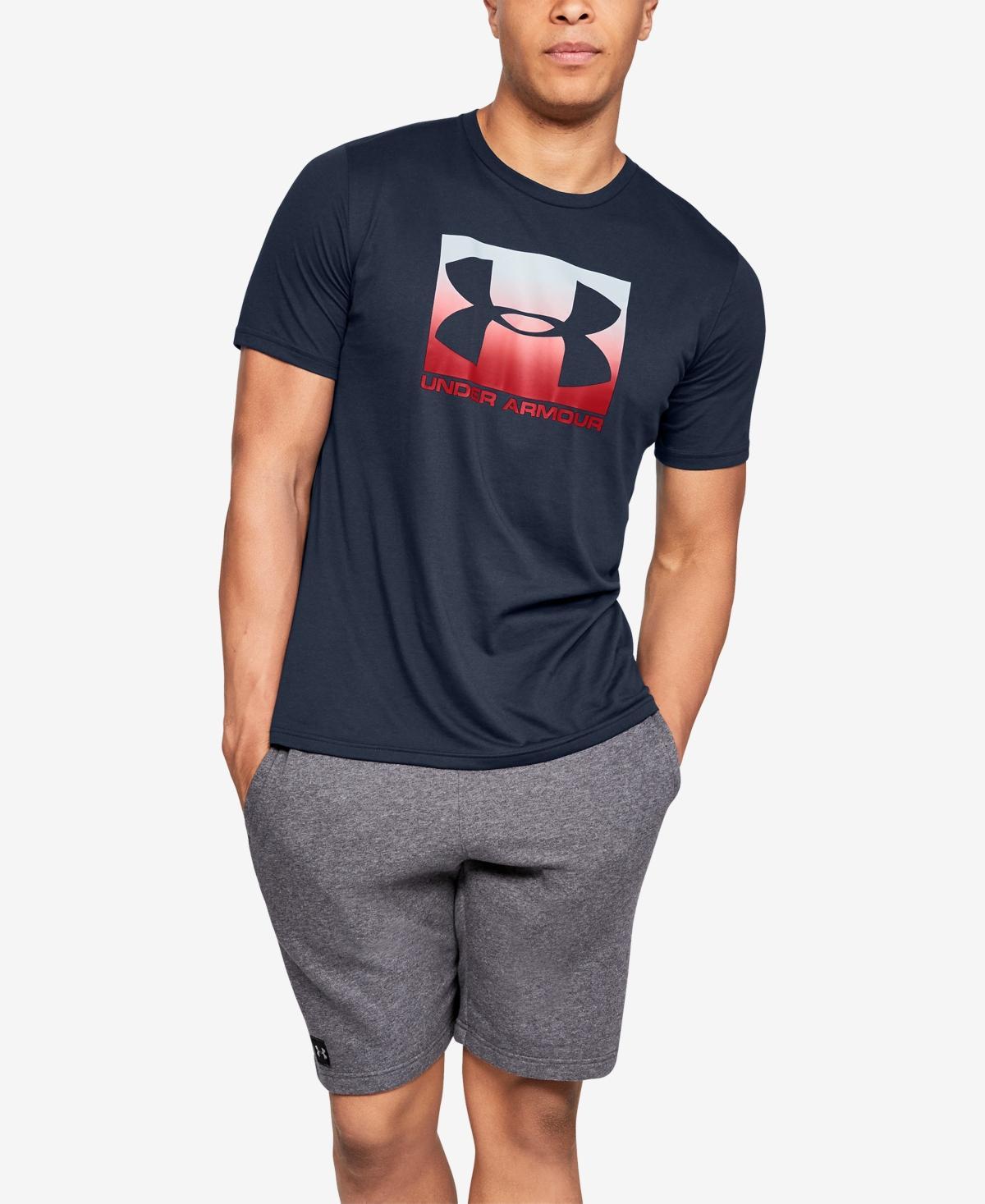 Under Armour Mens Boxed Sportstyle T-Shirt - Black Product Image