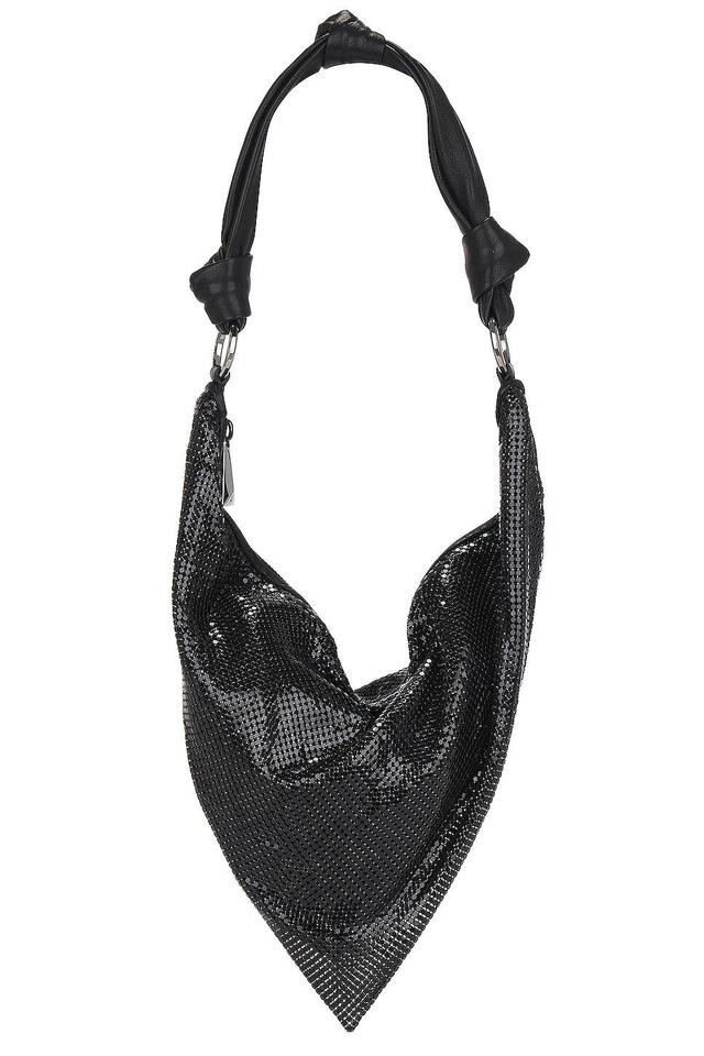 AMINA MUADDI Cameron Metal Mesh Bag Black.. Product Image