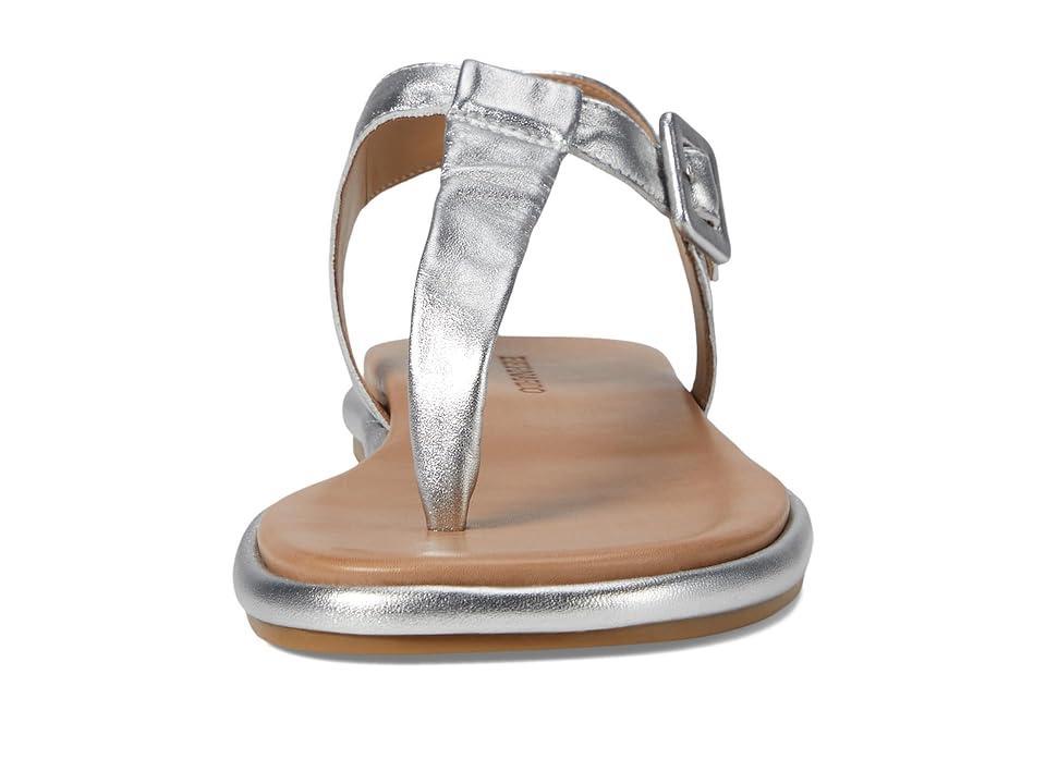 Womens Tucson Metallic Leather T-Strap Sandals Product Image