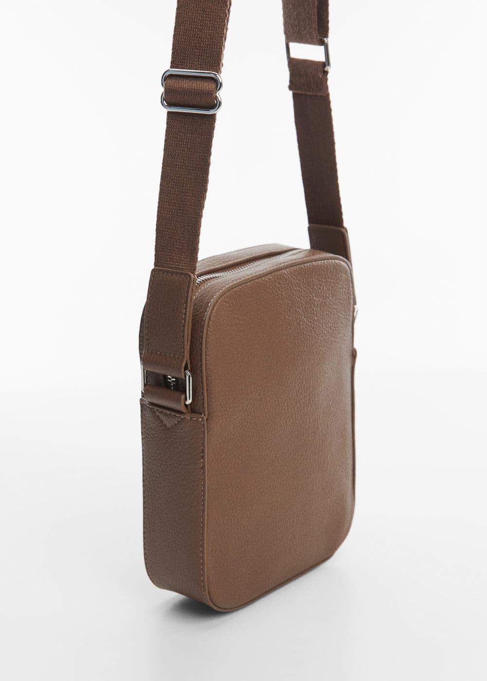 MANGO MAN - Leather-effect shoulder bag - One size - Men Product Image