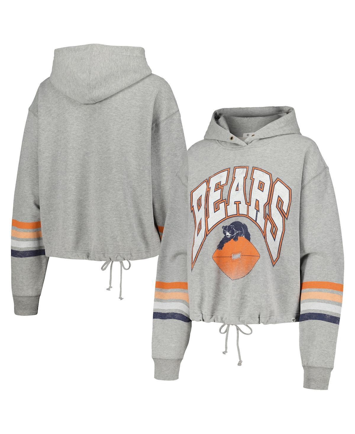 Womens 47 Gray Chicago Bears Upland Bennett Pullover Hoodie Product Image