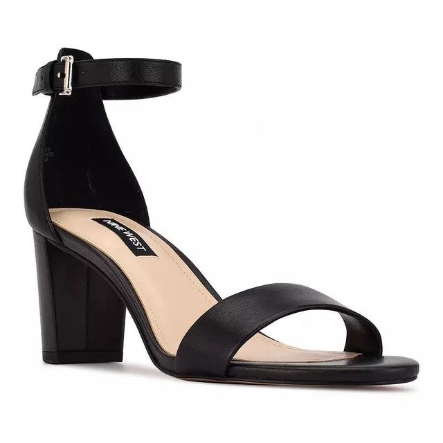 Nine West Pruce Block Heel Sandal Nappa) High Heels Product Image