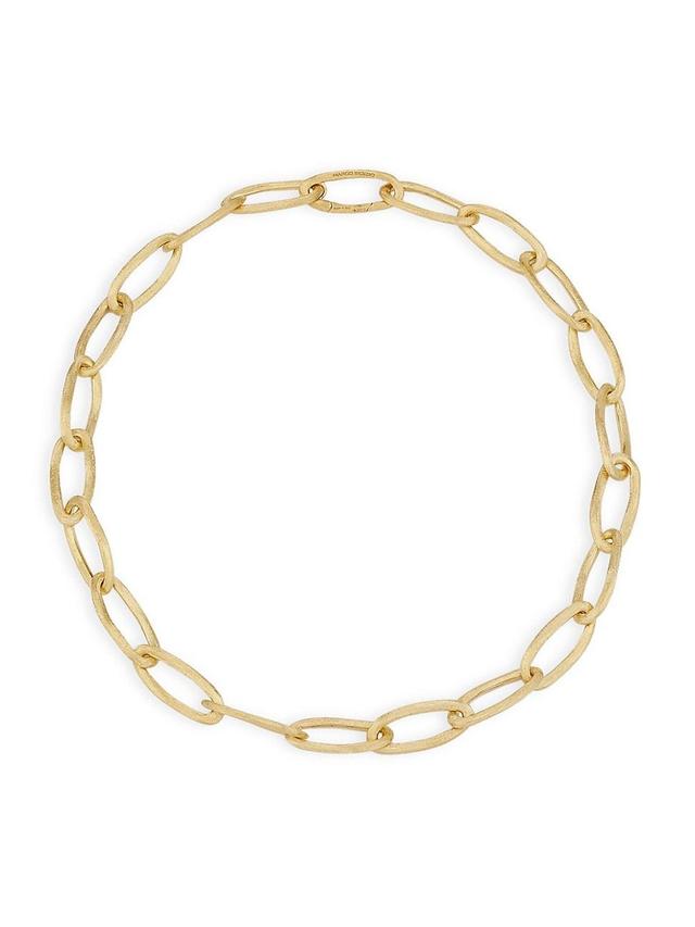 Womens Jaipur 18K Yellow Gold Oval-Link Chain Necklace Product Image