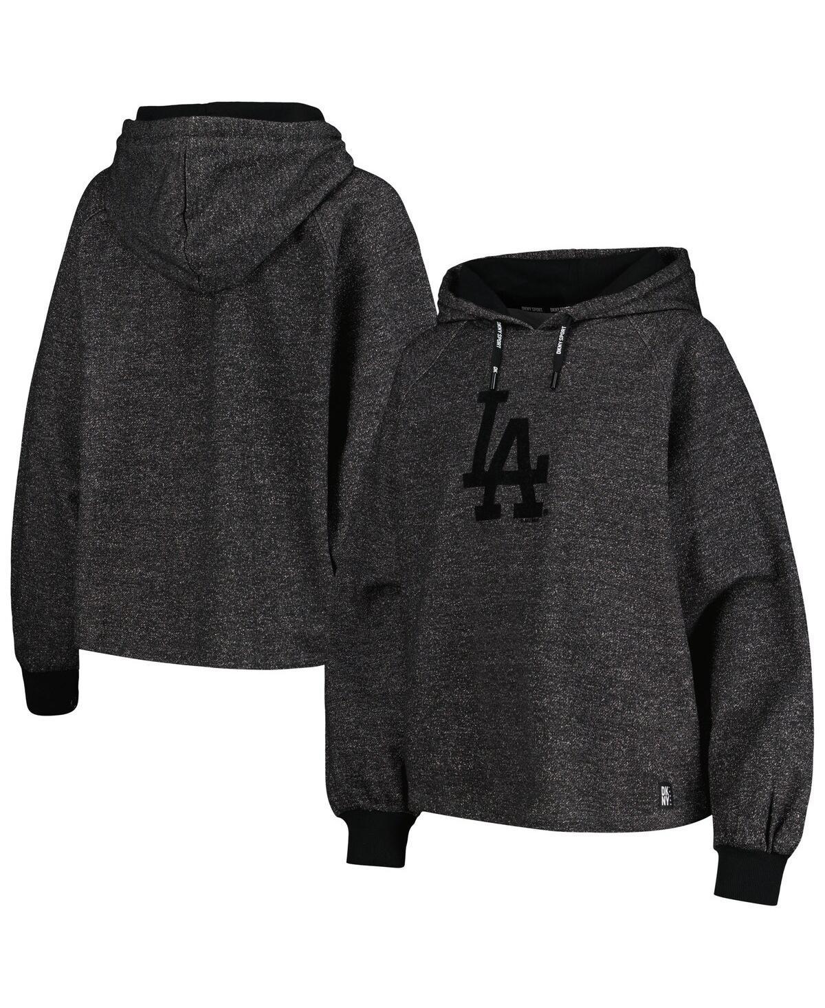 Womens Dkny Sport Black Los Angeles Dodgers Debbie Dolman Raglan Pullover Hoodie Product Image