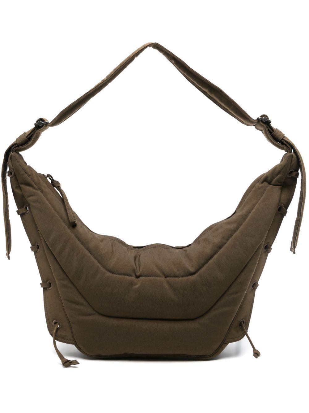 LEMAIRE Mittelgrosse Soft Game Schultertasche In Braun Product Image