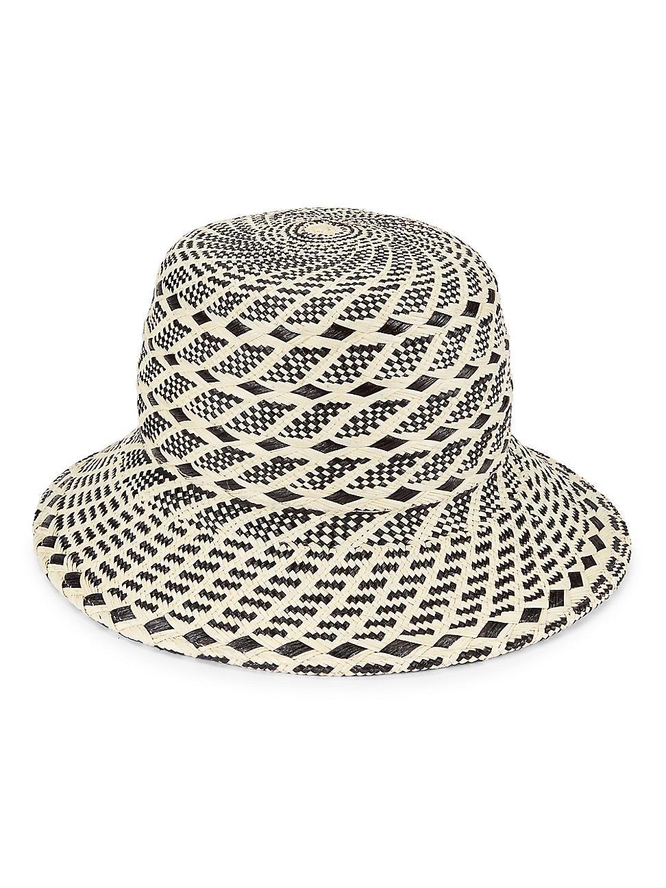 Womens Breanna Straw Bucket Hat Product Image