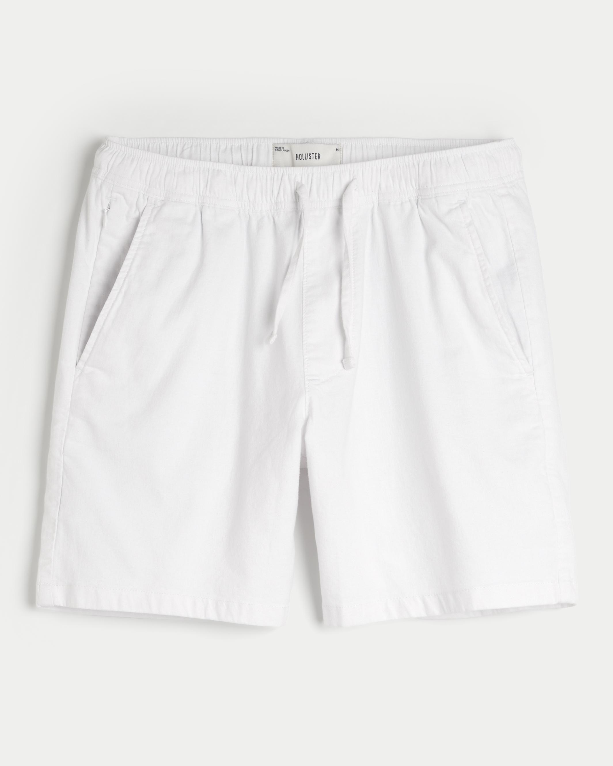 Flex-Waist Textural Woven Shorts 8" Product Image