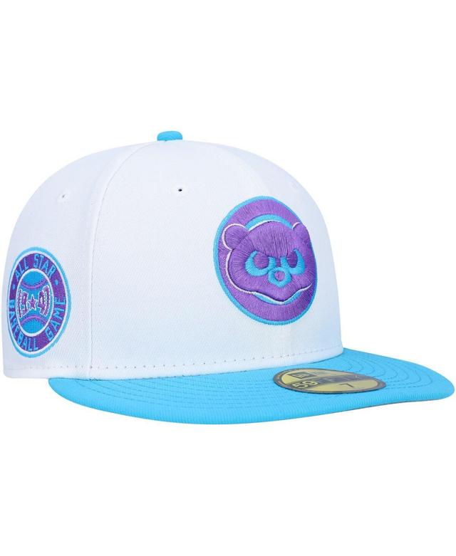 Mens New Era White Chicago Cubs 1947 Mlb All-Star Game Vice 59FIFTY Fitted Hat Product Image