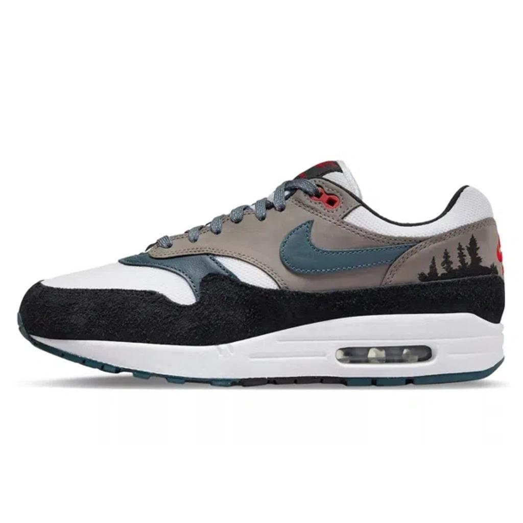 Air Max 1 Prm White/slate Blue-black Fj0698-100 Men's Product Image