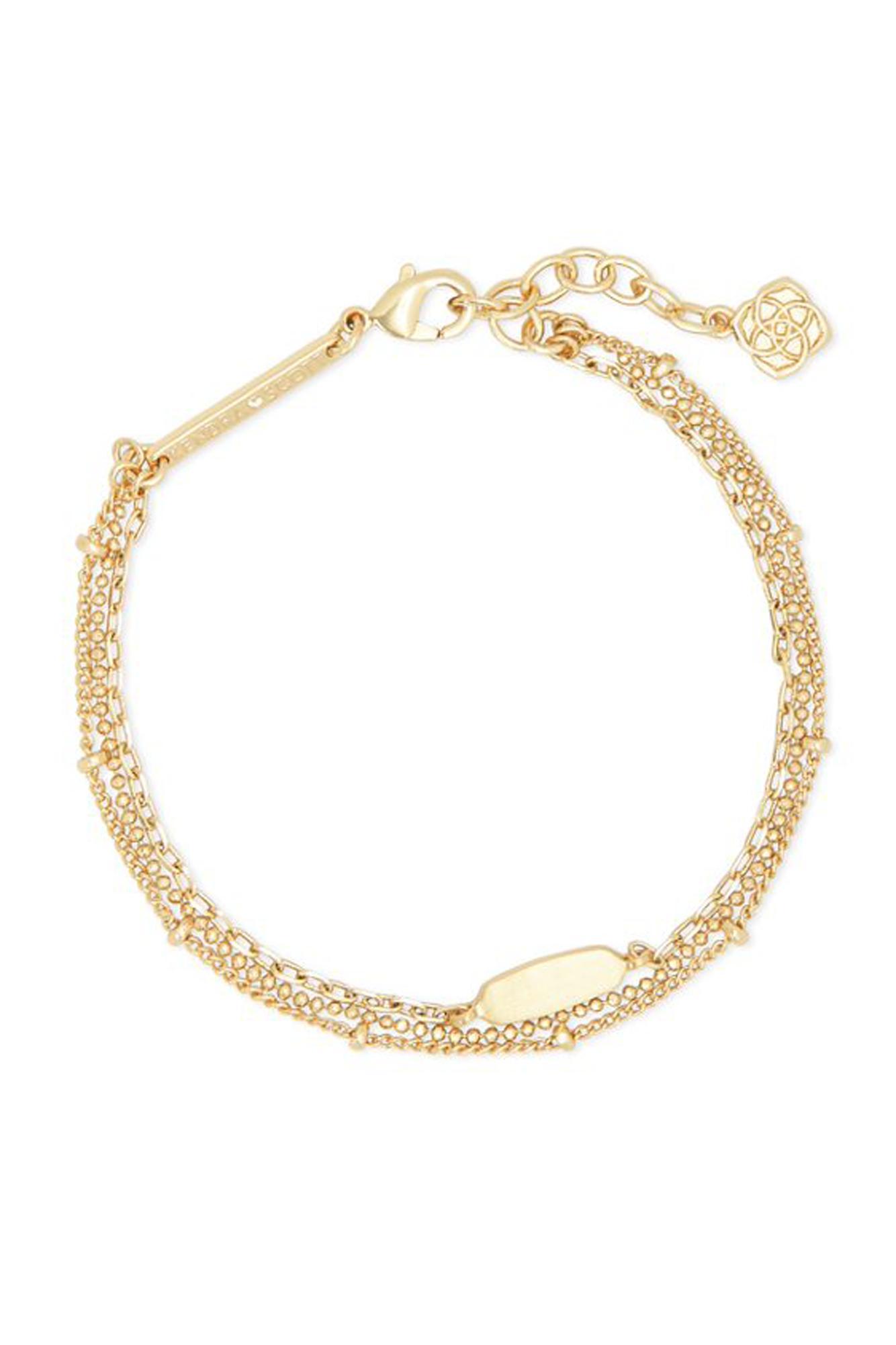 KENDRA SCOTT Fern Multi Strand Bracelet Gold Metal Product Image