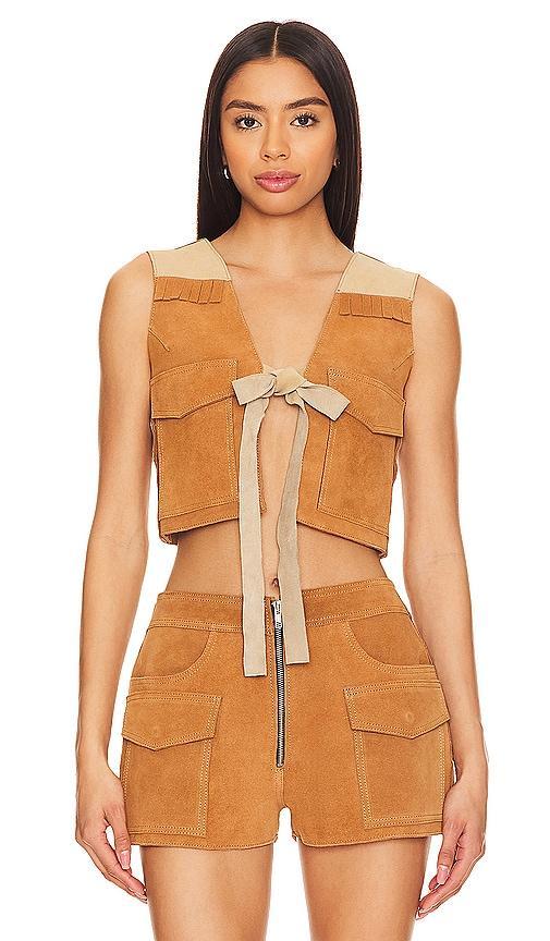 Sugar Suede Vest Product Image