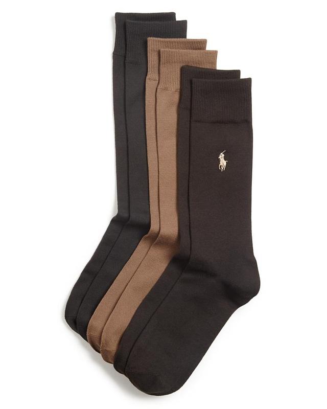 Polo Ralph Lauren Assorted 3-Pack Supersoft Socks Product Image