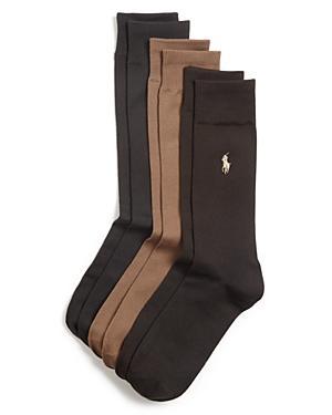 Polo Ralph Lauren Mens 3 Pk. Supersoft Dress Socks Product Image