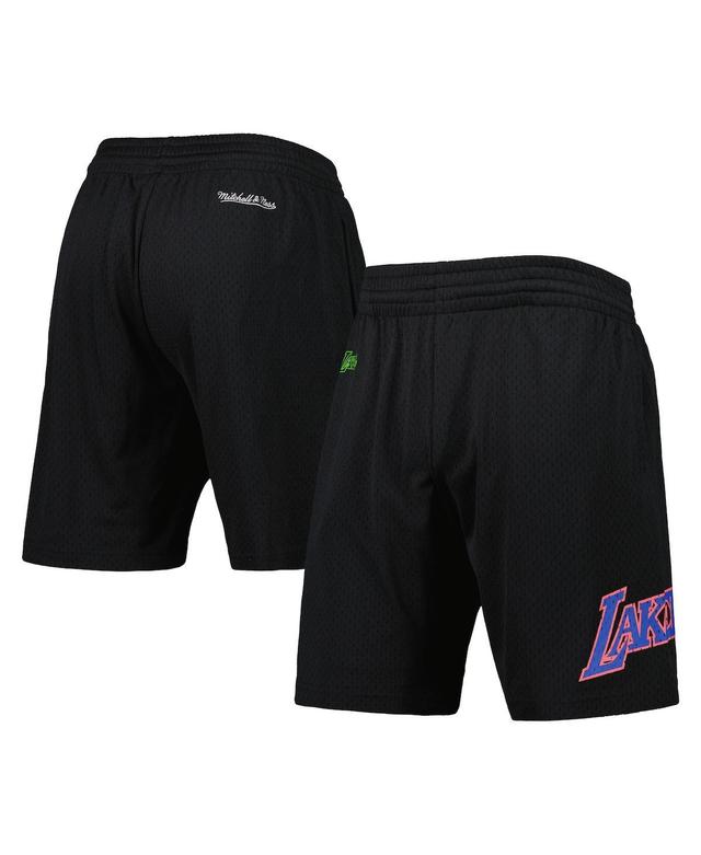 Mens Mitchell & Ness Los Angeles Lakers Hardwood Classics Color Bomb Energy Shorts Product Image