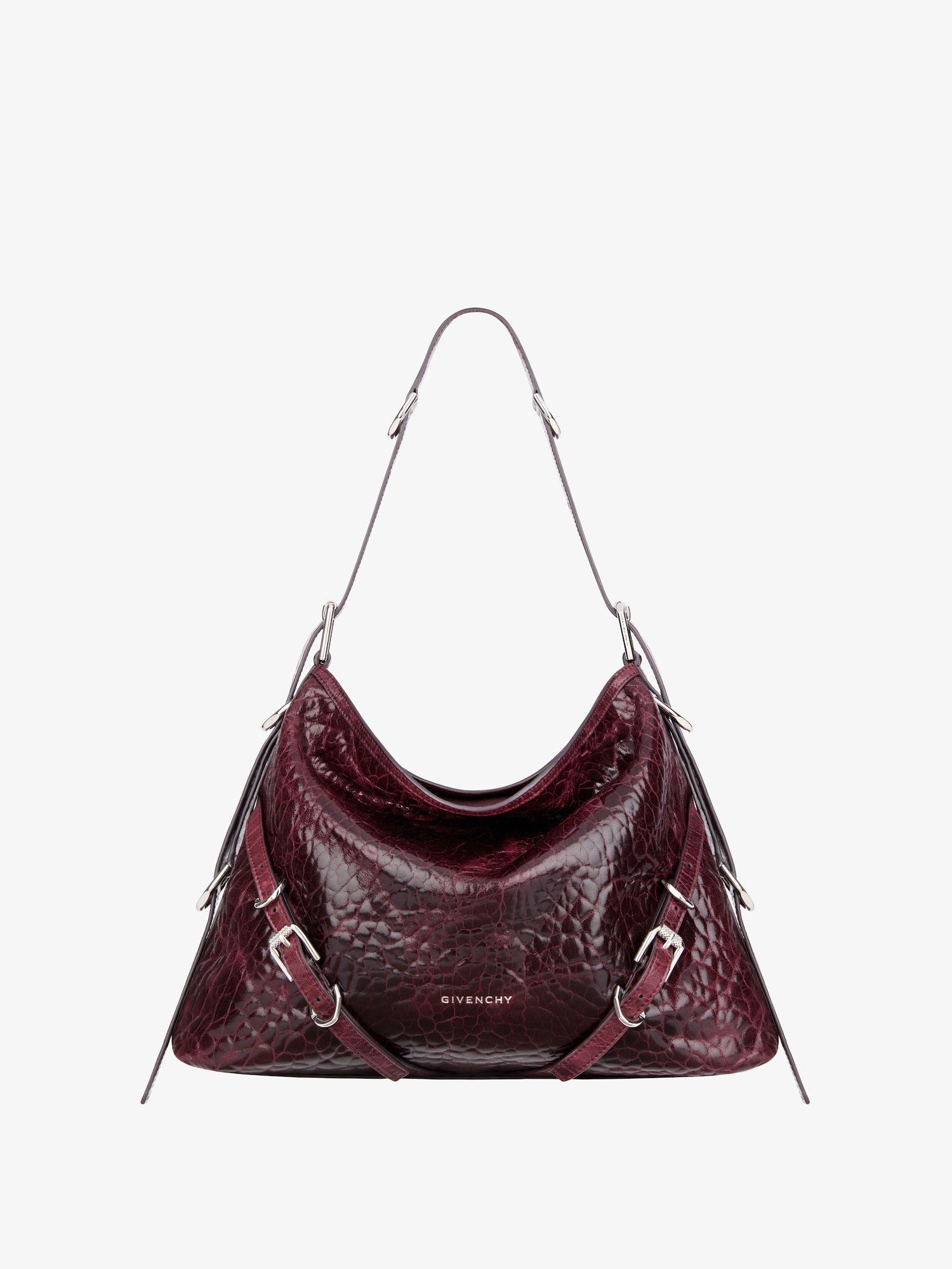 Medium Voyou bag in crackled patent leather Product Image