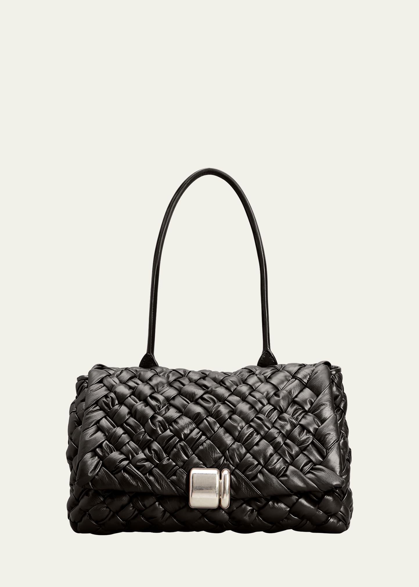 Womens Intrecciato Leather Shoulder Bag Product Image