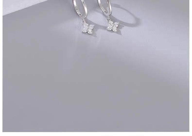 Sterling Silver CZ Drop Earring Product Image