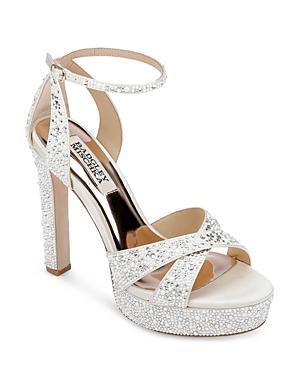 Badgley Mischka Collection Fizzy Ankle Strap Platform Sandal Product Image