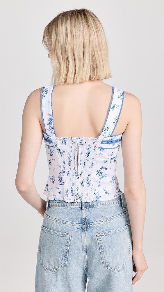 Reformation Eloise Linen Top | Shopbop Product Image