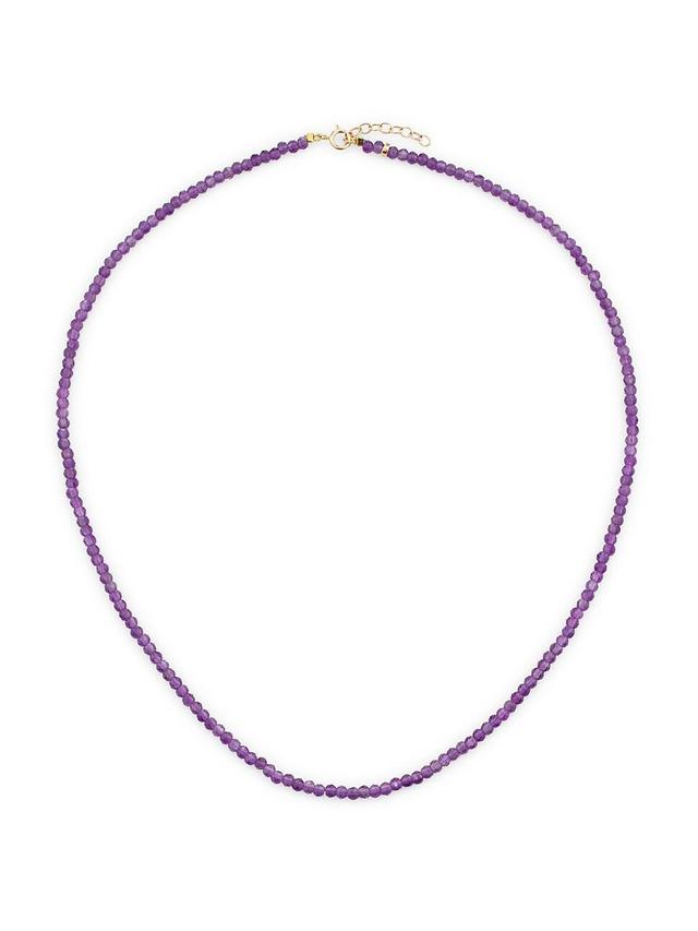 Womens Birthstone 14K Yellow Gold & Gemstone Beaded Necklace Product Image