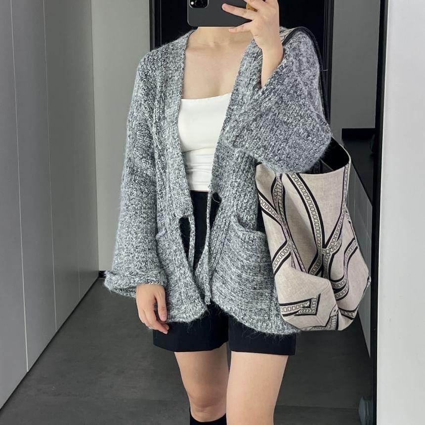 Plain Kimono Oversized Cardigan Product Image