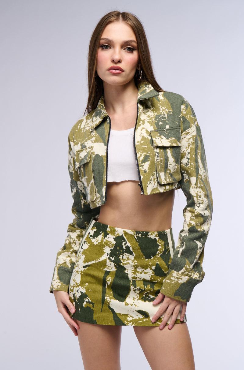 ABSTRACT CAMO UTILITY BOMBER Product Image