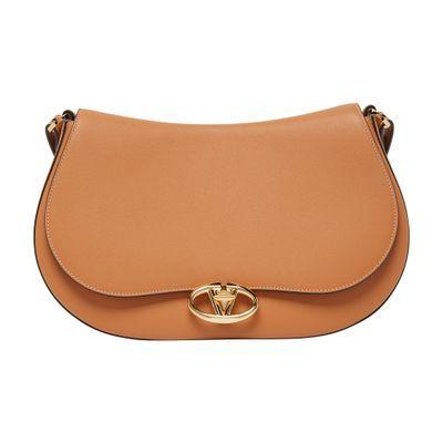 Ohval Medium Shoulder Bag In Beige Product Image