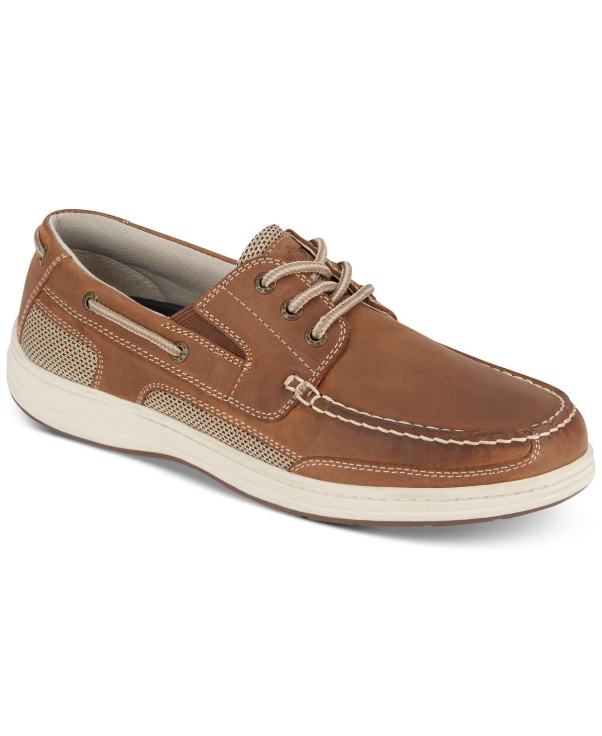 Dockers Beacon Mens Leather Boat Shoes Lt Brown Product Image