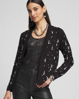 Embellished Long-sleeve Cardigan Product Image