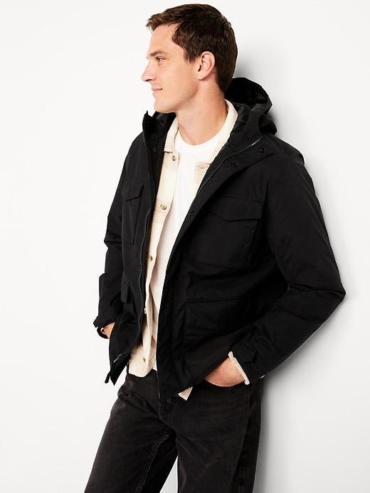 Water-Resistant Tech Utility Jacket Product Image