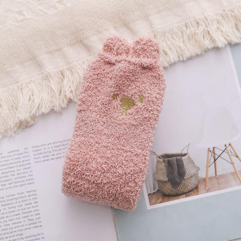 Cat Coral Fleece Socks Product Image