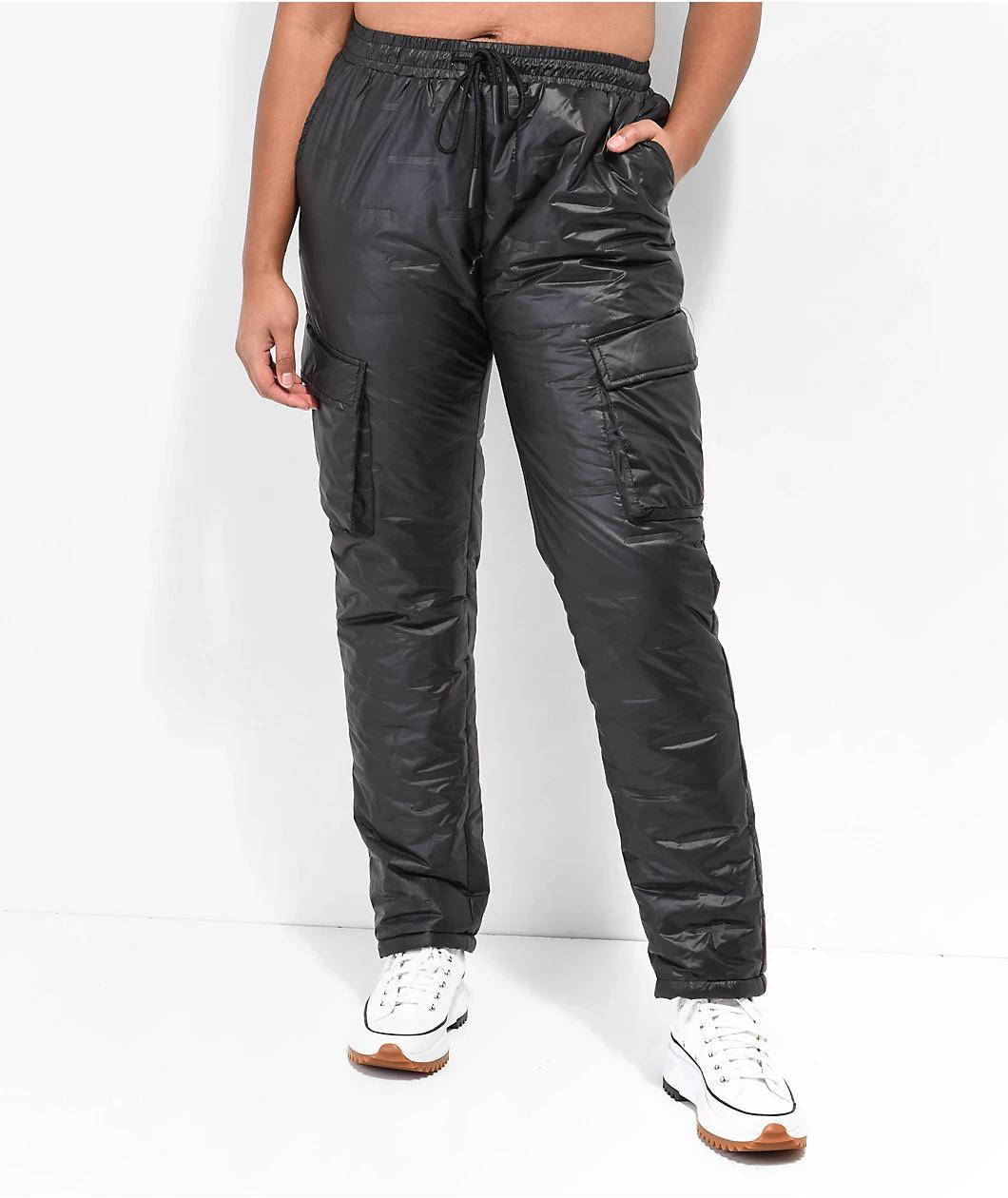 American Stitch Black Puffer Pants Product Image