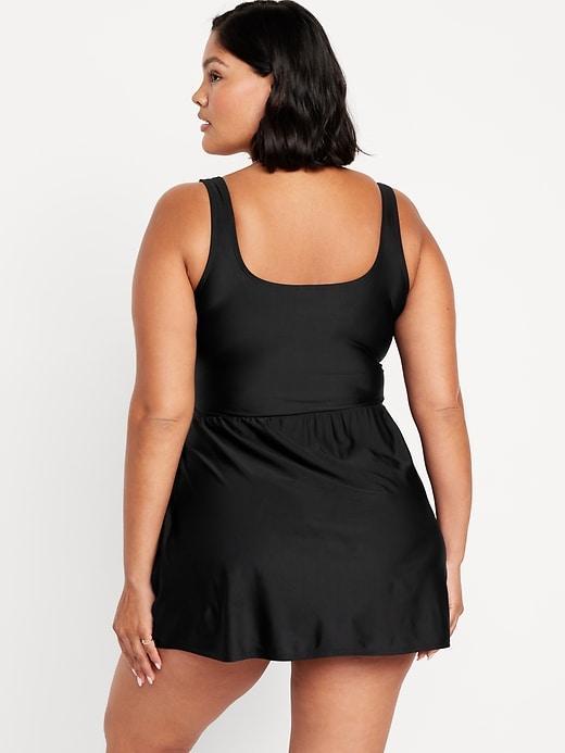 Side-Tie Swim Dress Product Image