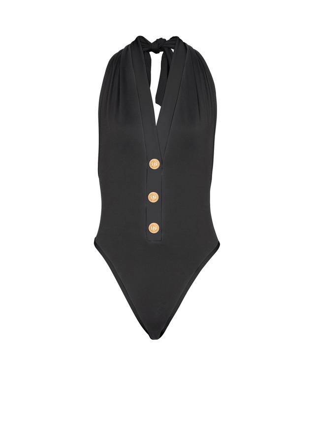 One-piece swimsuit with buttons Product Image